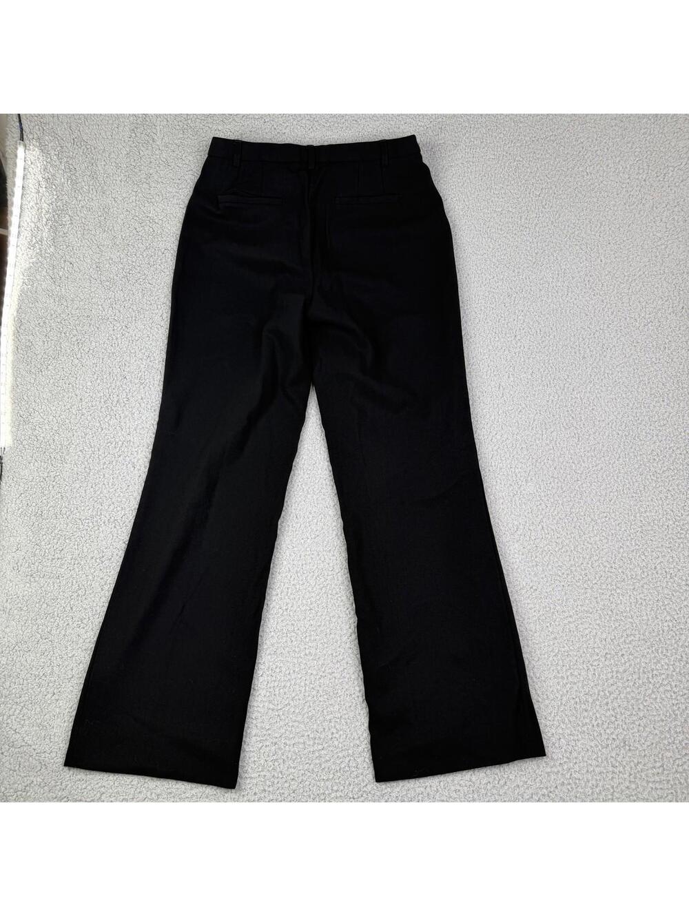 J.CREW 100% Wool Black Trousers Pants Lined Women's P6 (26x28) Made in Japan - Picture 9 of 12
